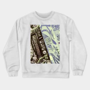 Street New York City Graffiti Two Tags Crewneck Sweatshirt